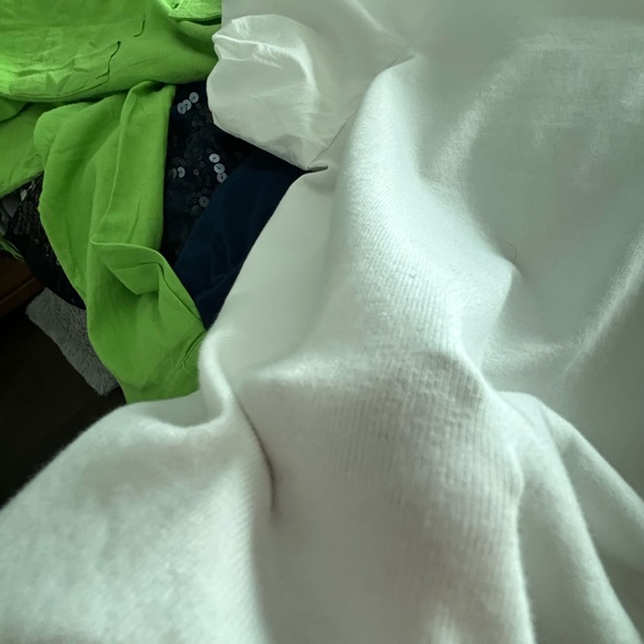 NWTs white cotton blouse size XXL - Picture 5 of 7